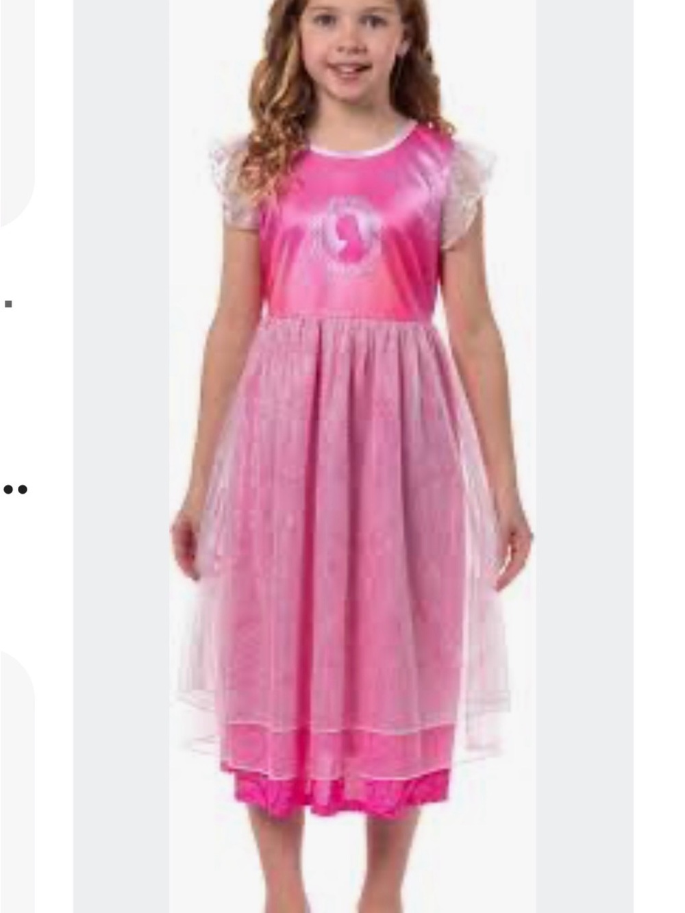 Universal Wicked Pink Girls Princess Theater Dress/Gown Dress Up and Sleep